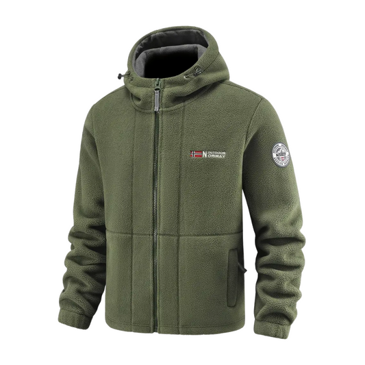 Warme Heren Fleece Jas – Winddicht & Ademend – Herfst/Winter