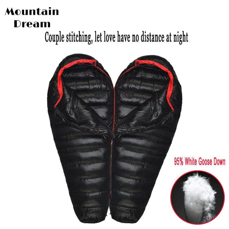 Mountain Dream Mummy Slaapzak Ganzendons – Ultralicht Winter-Model voor Extreme Kou