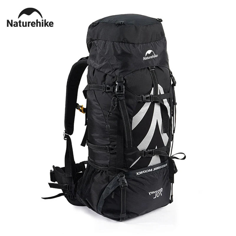 Naturehike Rugzak 70 L – Ergonomische Hiking Rugzak met Regenhoes voor Outdoor & Trekking