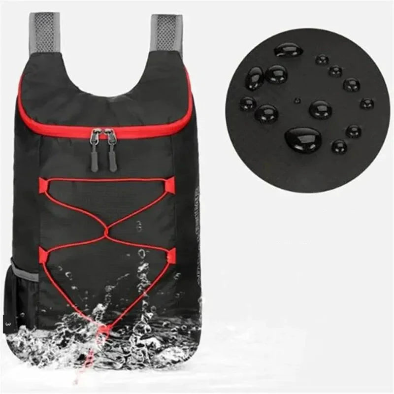 Ultralichte Opvouwbare Rugzak – Water- & Scheurbestendig Nylon voor Outdoor, Hiking & Reizen