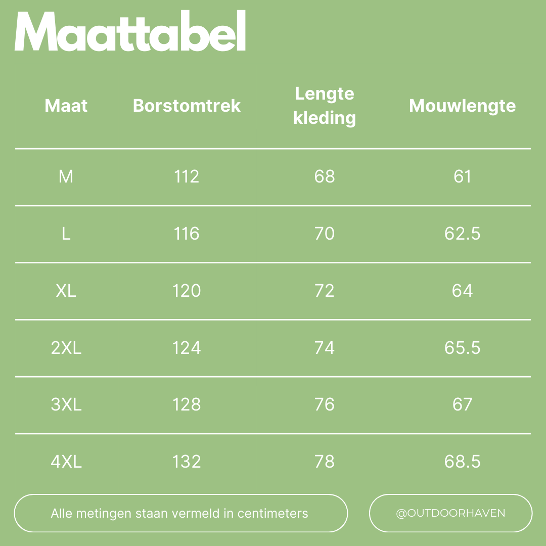 Wind- en Regendichte Jas - Herfst  - Unisex