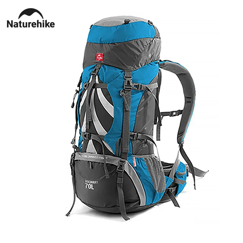 Naturehike Rugzak 70 L – Ergonomische Hiking Rugzak met Regenhoes voor Outdoor & Trekking