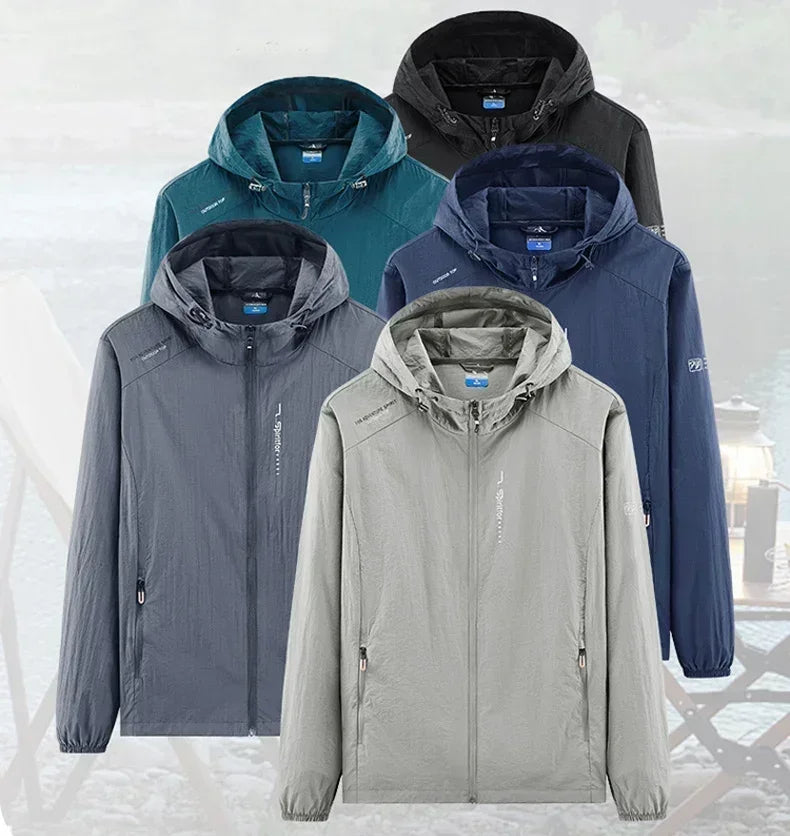 Dunne Ademend Outdoor Zomerjas – Lichtgewicht Quick-Dry Windbreaker voor Heren en Dames