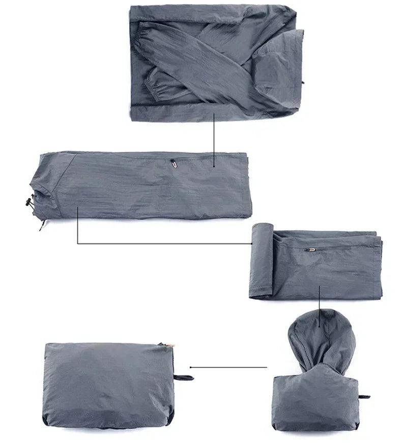 Dunne Ademend Outdoor Zomerjas – Lichtgewicht Quick-Dry Windbreaker voor Heren en Dames