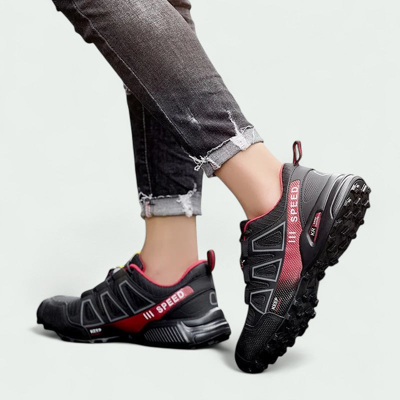 Outdoor Sportschoen Profielzool Snelveter Heren