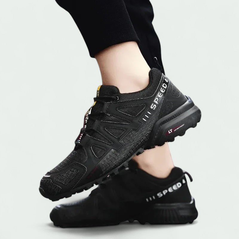 Outdoor Sportschoen Profielzool Snelveter Heren