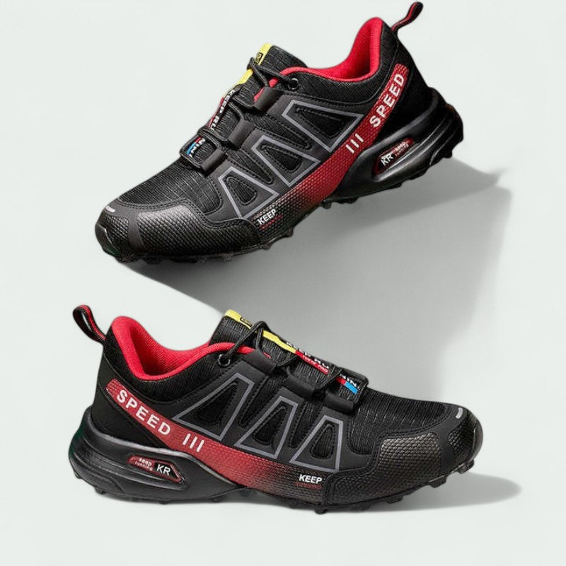 Outdoor Sportschoen Profielzool Snelveter Heren