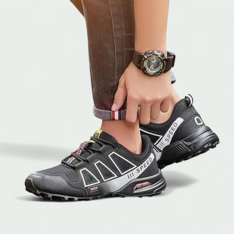 Outdoor Sportschoen Profielzool Snelveter Heren