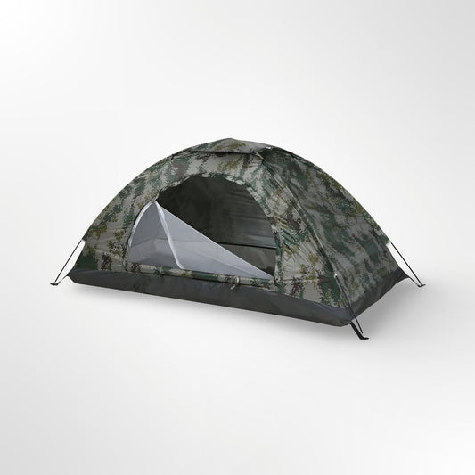 Tomshoo Ultralichte 1-2 Persoons Campingtent – Enkel Laag, UV-Coating UPF 30 voor Strand, Hiking & Buiten