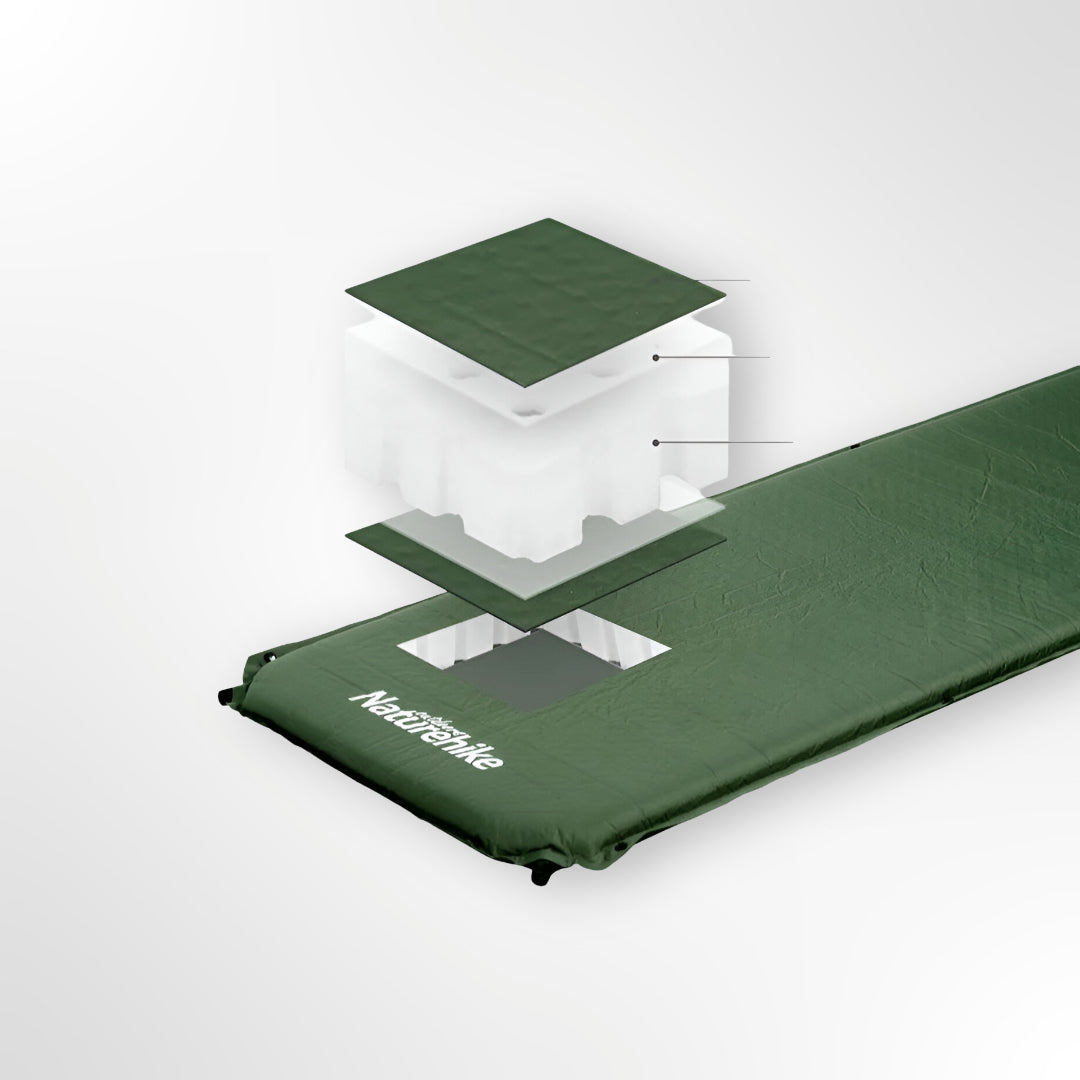 Naturehike D03 Zelfopblazende Slaapmat – 5 cm Schuimlaag Voor Backpacking & Camping