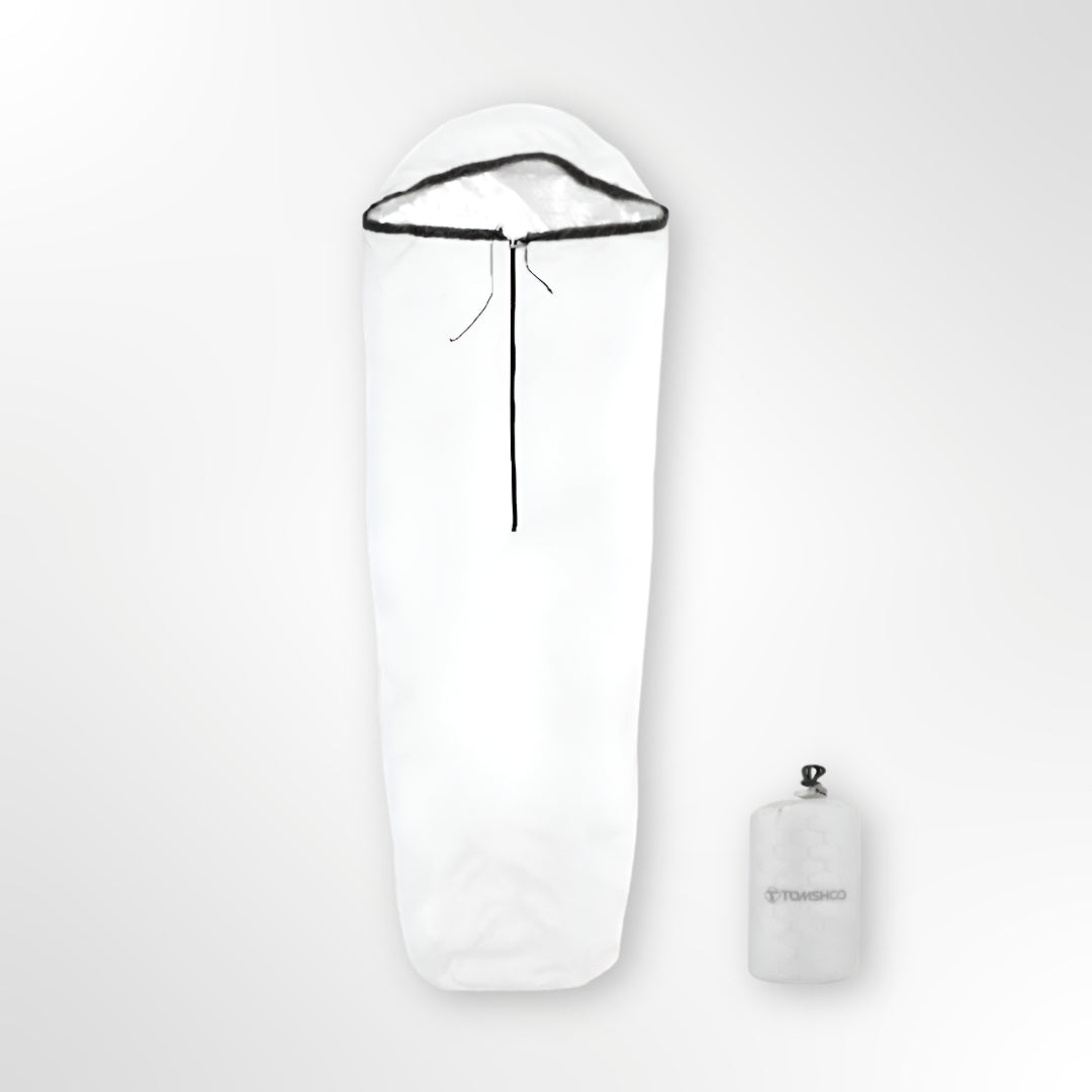 Noodslaapzak 1-Persoons – Ultralicht 180 g Warmtereflecterend & Waterdicht Survival Model