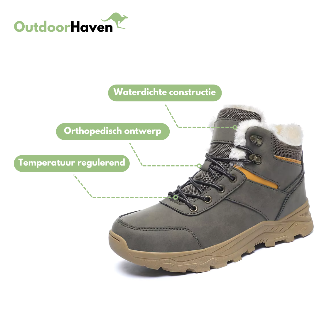 Winter Heren Wandelschoenen - Pluche Gevoerd - Waterdicht