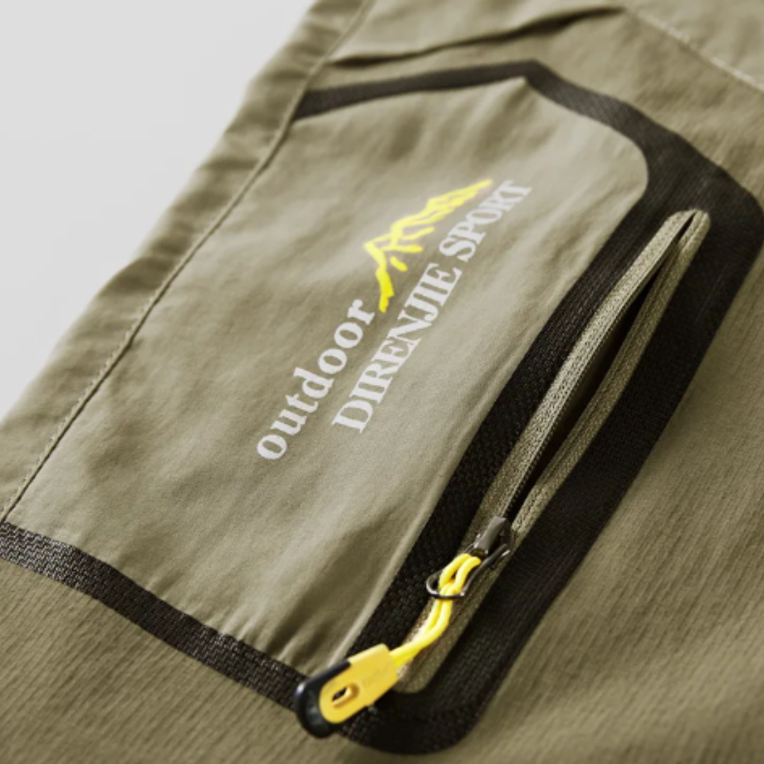 Norvex Men's Hiking Pants with Technical Shell and Zippered Pockets