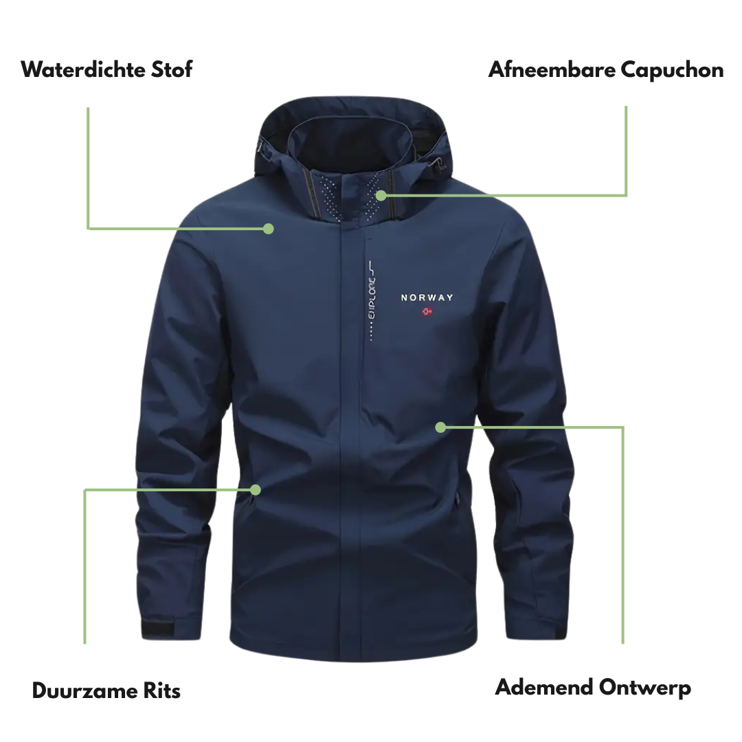 Lichtgewicht Heren Outdoor Jas – Ademend & Duurzaam – Herfst