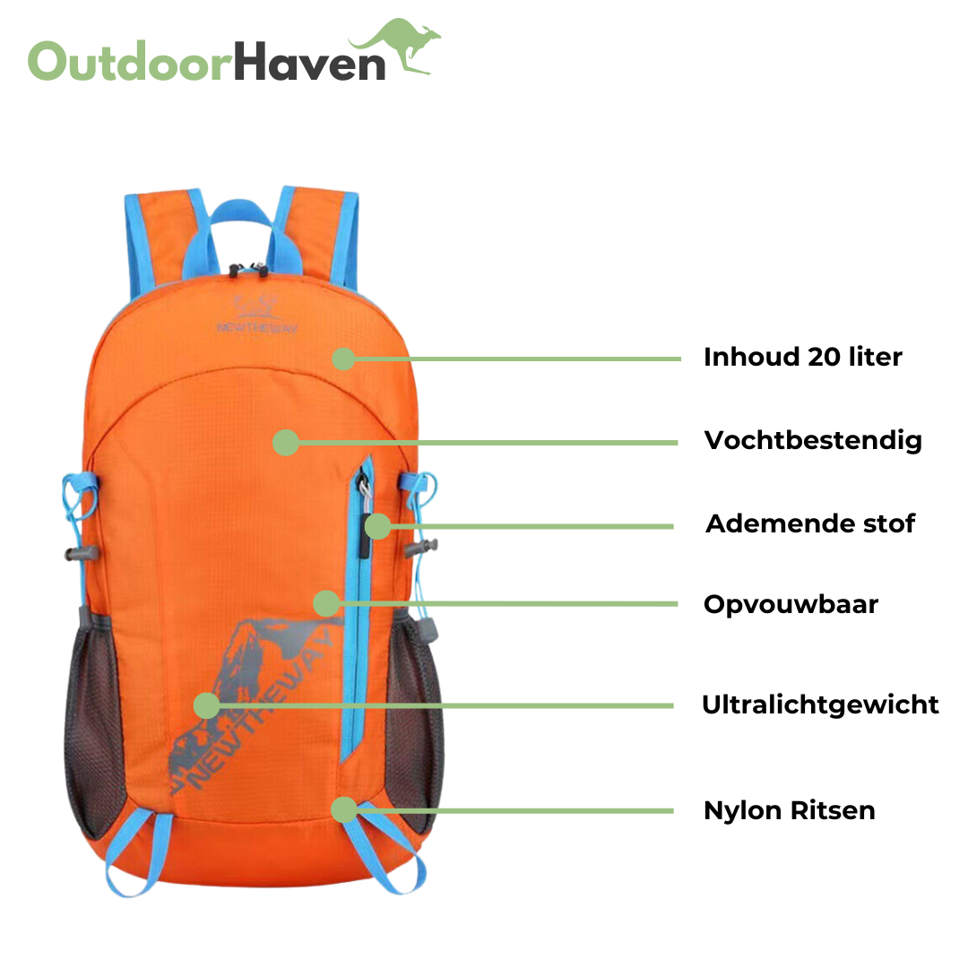 20L Opvouwbare Rugzak - Outdoor