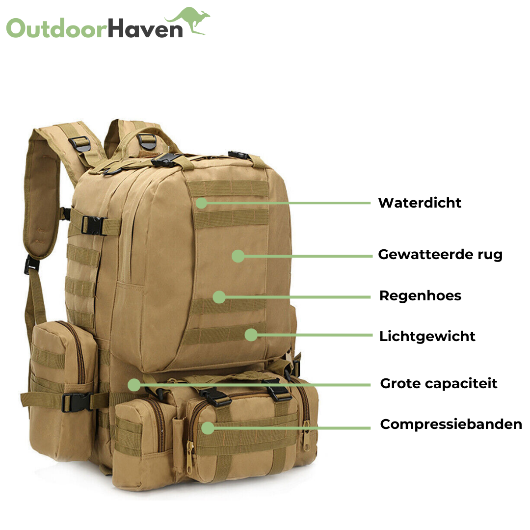 50L Backpack - Army Style