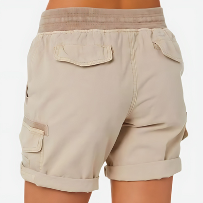 Elvira Women's Outdoor Shorts with Multiple Pockets and Adjustable Waist