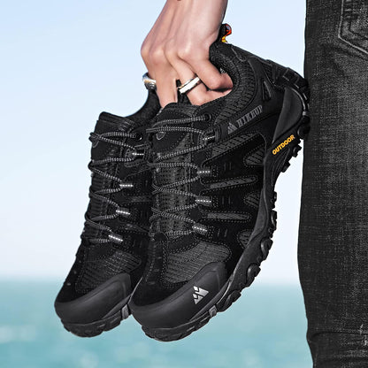 Ademende Lage Outdoor Wandelschoenen voor Heren – Lichtgewicht Trekking & Trail
