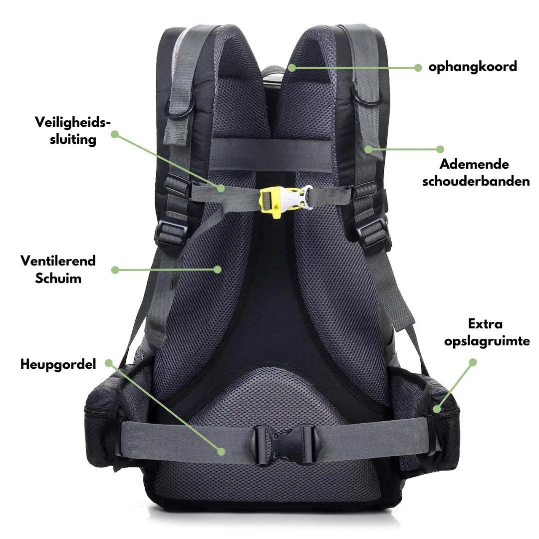Backpack Pro - Outdoor - Trekking - Ophangsysteem