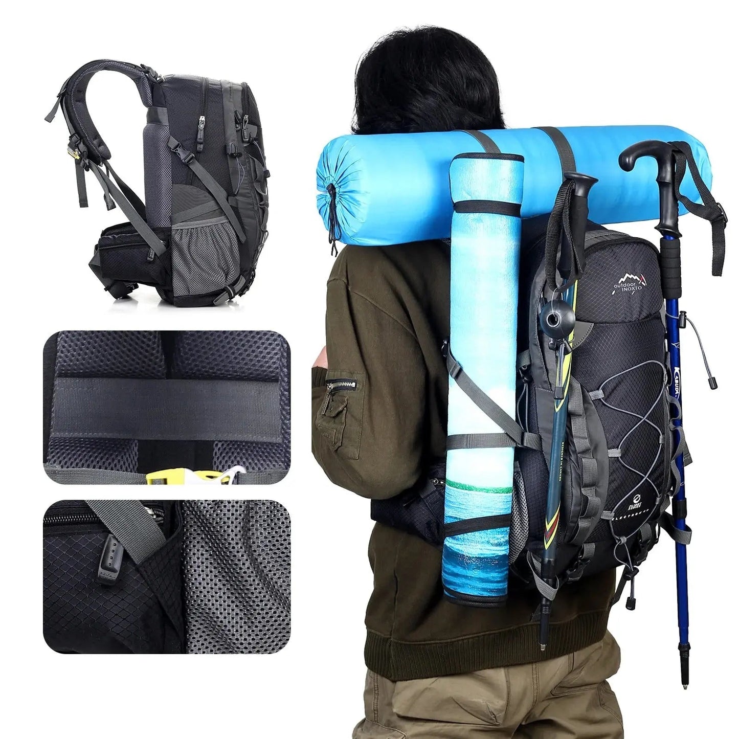 Backpack Pro - Outdoor - Trekking - Ophangsysteem