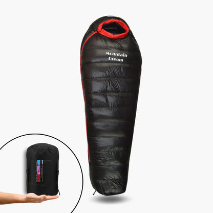 Mountain Dream Mummy Slaapzak Ganzendons – Ultralicht Winter-Model voor Extreme Kou