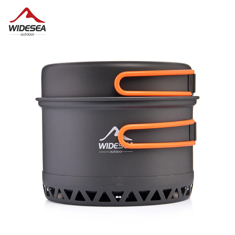 Widesea Camping Kookset 2,3 L – Lichtgewicht Aluminium Pot & Ketel voor Outdoor, Hiking & Reizen