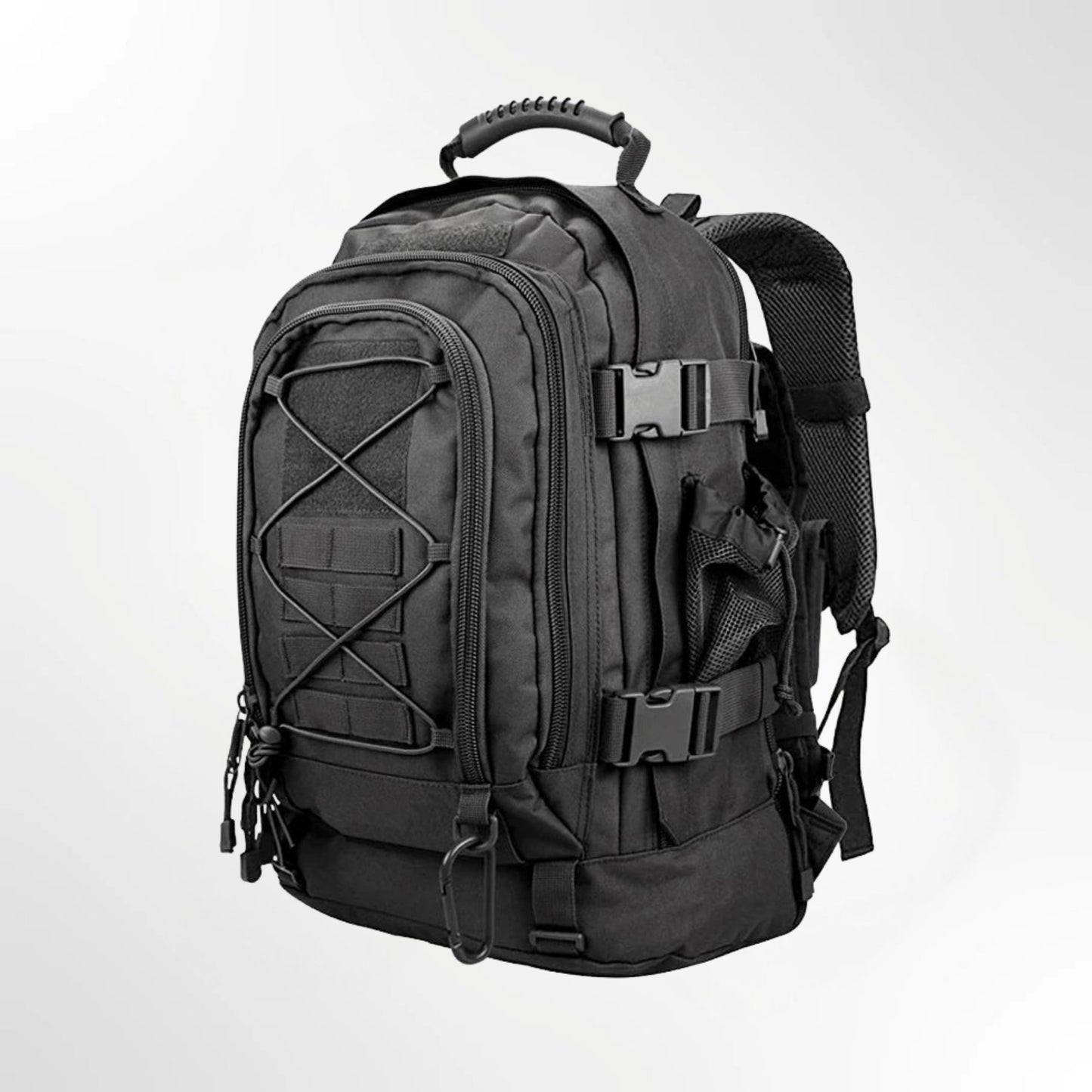 LQARMY Military Tactical Rugzak 60 L – MOLLE Systeem, Duurzaam & Geschikt voor Outdoor Hiking Kamperen