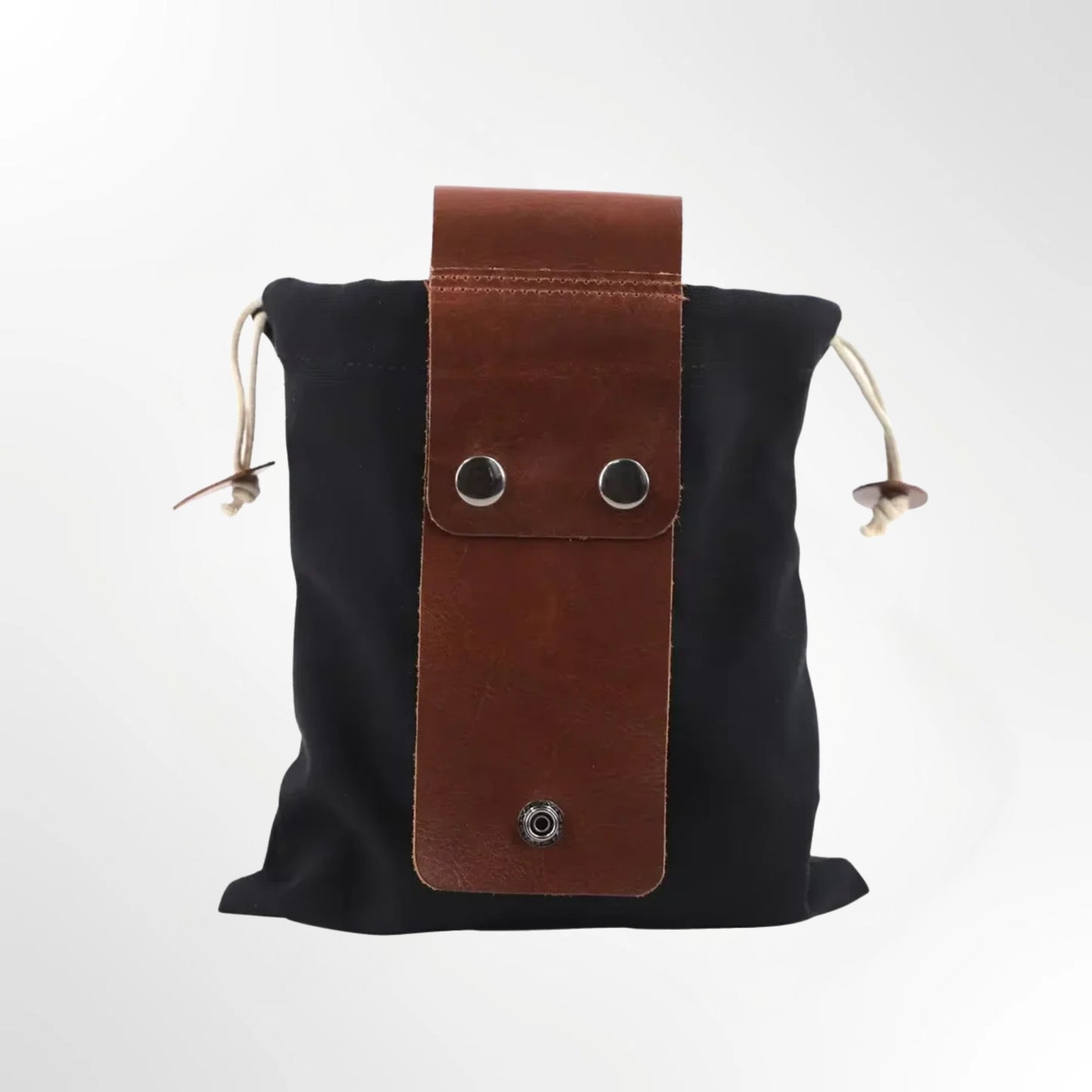 Leren Foraging Tas – Bushcraft Heuptas voor Wildplukken en Outdoor Gebruik