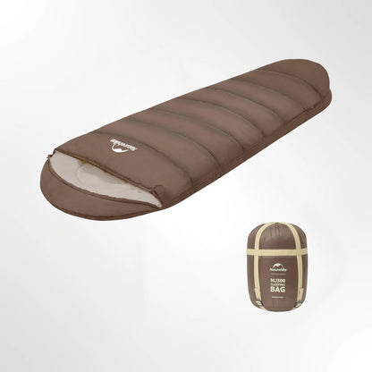 Naturehike Katoenen “Sarcofaag” 4-Seizoen Slaapzak – Ultracompact, Waterdicht, Voor Volwassenen & Kinderen