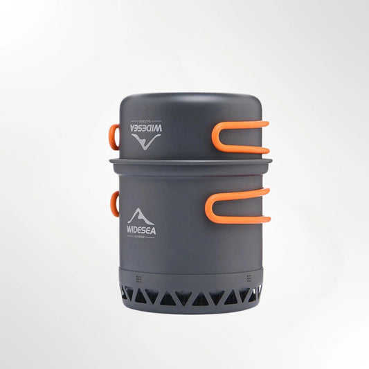 Widesea Camping Kookset 2,3 L – Lichtgewicht Aluminium Pot & Ketel voor Outdoor, Hiking & Reizen