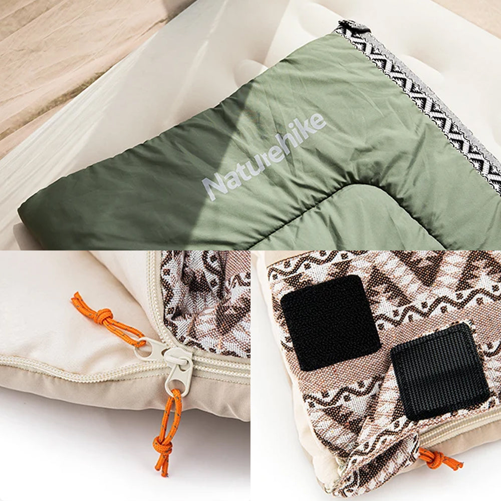 Naturehike Slaapzak Ultralight – 3-Seizoen Katoen Gevuld Voor Lente, Zomer & Herfst
