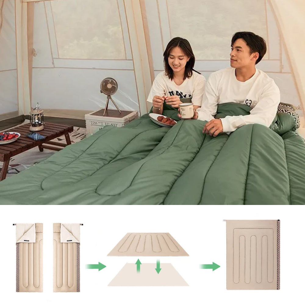 Naturehike Slaapzak Ultralight – 3-Seizoen Katoen Gevuld Voor Lente, Zomer & Herfst