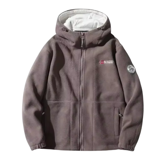 Polar Fleece Heren Jack - Winter - Capuchon