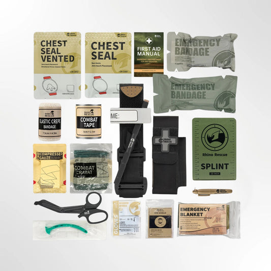 RHINO RESCUE Trauma Kit – IFAK Refill Set for Emergency Preparedness