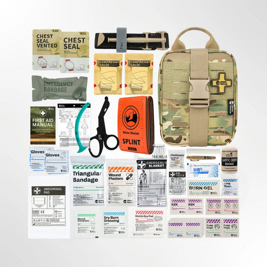 RHINO RESCUE-SE IFAK Trauma First Aid Kit – Tactical Emergency First Aid Set
