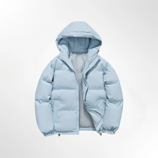 Norvex Fleece Puffer Jacket for Men | Hooded Winter Jacket with Soft Lining