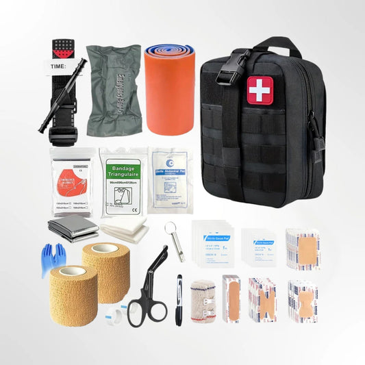 VonGuard Outdoor Emergency First Aid Kit | Emergency Supply Kit with Tactical Pouch
