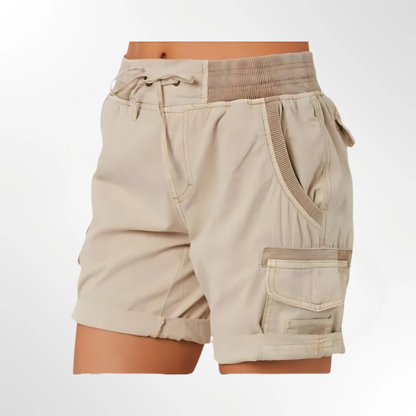 Elvira Women's Outdoor Shorts with Multiple Pockets and Adjustable Waist