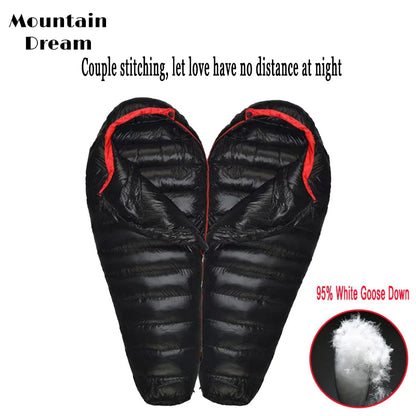 Mountain Dream Mummy Slaapzak Ganzendons – Ultralicht Winter-Model voor Extreme Kou