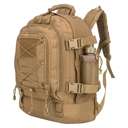 LQARMY Military Tactical Rugzak 60 L – MOLLE Systeem, Duurzaam & Geschikt voor Outdoor Hiking Kamperen
