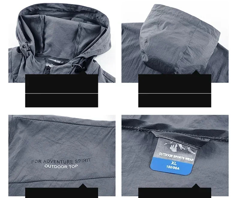 Dunne Ademend Outdoor Zomerjas – Lichtgewicht Quick-Dry Windbreaker voor Heren en Dames