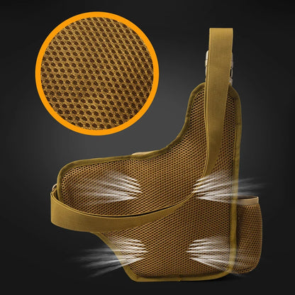 Compacte Crossbody Heuptas voor Outdoor, Wandelen & Fietsen