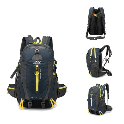 Waterdichte Travel Rugzak 40 L – Laptop & Hiking Daypack voor Mannen en Vrouwen