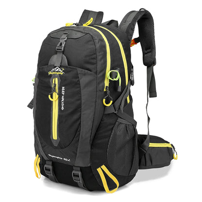Waterdichte Travel Rugzak 40 L – Laptop & Hiking Daypack voor Mannen en Vrouwen