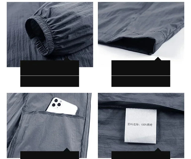 Dunne Ademend Outdoor Zomerjas – Lichtgewicht Quick-Dry Windbreaker voor Heren en Dames