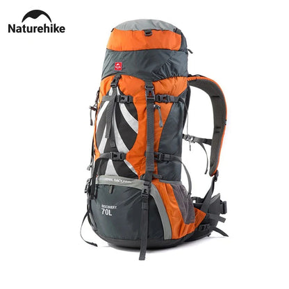Naturehike Rugzak 70 L – Ergonomische Hiking Rugzak met Regenhoes voor Outdoor & Trekking