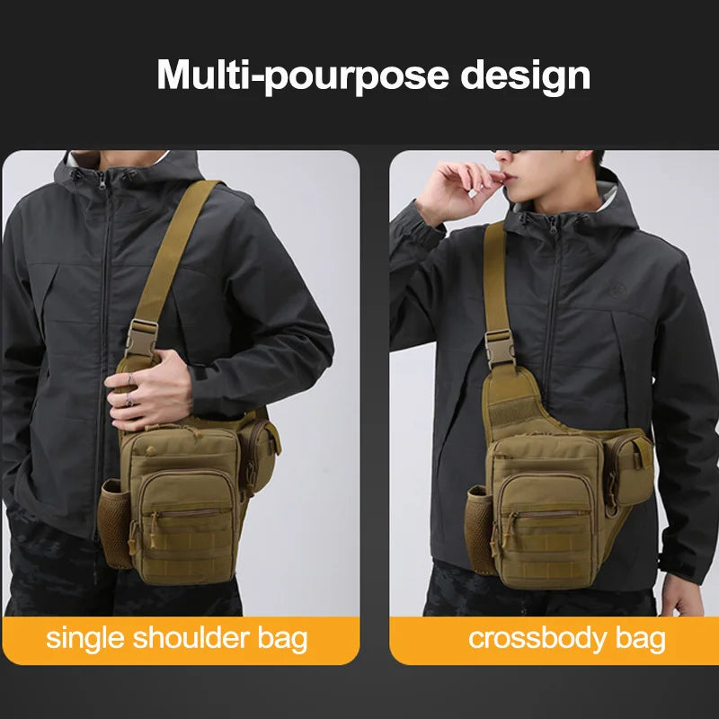 Compacte Crossbody Heuptas voor Outdoor, Wandelen & Fietsen