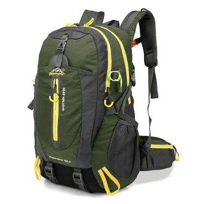 Waterdichte Travel Rugzak 40 L – Laptop & Hiking Daypack voor Mannen en Vrouwen