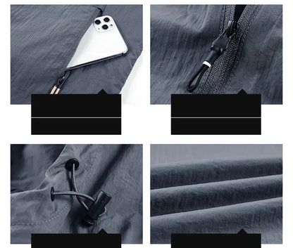 Dunne Ademend Outdoor Zomerjas – Lichtgewicht Quick-Dry Windbreaker voor Heren en Dames