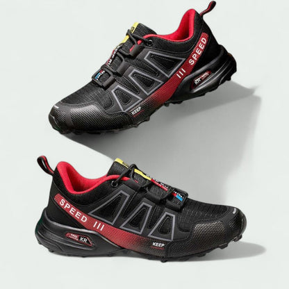 Outdoor Sportschoen Profielzool Snelveter Heren